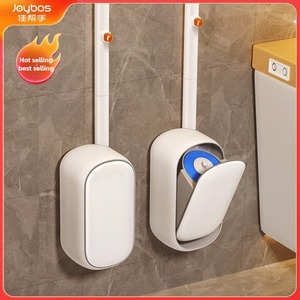 Spazzola per WC USA e Getta Joybos a Parete, Set Multifunzione da Muro con Spugne, Porta Spazzola e Manico Lungo - Product Image 2