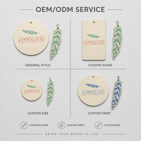 Étiquettes suspendues circulaires en papier écologique de qualité supérieure, personnalisées avec logo imprimé, étiquettes de vêtements, étiquettes suspendues personnalisées pour t-shirts