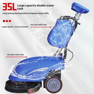 New <b>Electric</b> Ride-On Commercial Floor <b>Scrubber</b> 350mm Cleaning Width Industrial Cold Water Cleaning Machine Mall Supermarket - Product Image 5
