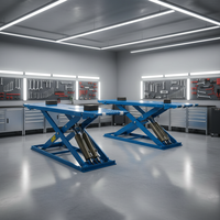 Plateforme élévatrice mobile à ciseaux hydraulique à quatre cylindres AUTEC 4T, homologuée CE, à levage moyen |   Conception compacte, facile à déplacer |   Garantie de 12 mois