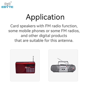 Antenne FM EBTYE ODM à interface filetée TX-LGHX-5273, bon marché, chromée, pour améliorer le signal radio - Product Image 6