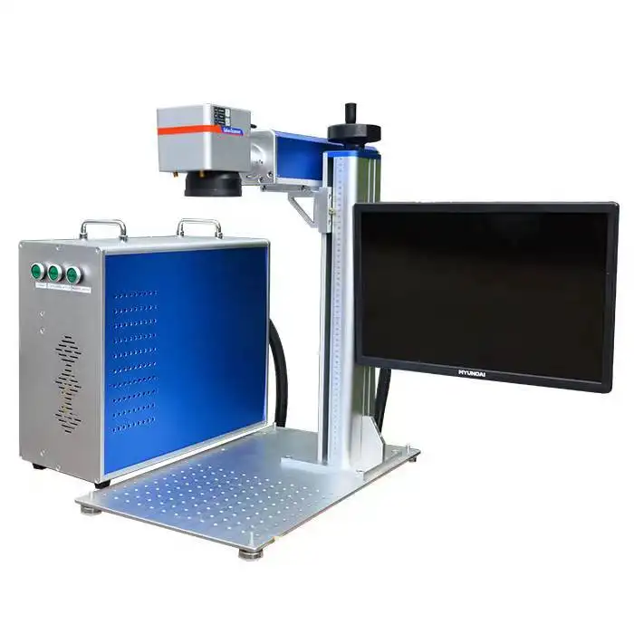35% Discount ! UV laser marking machine desktop optical fiber small portable industrial metal type UV engraving