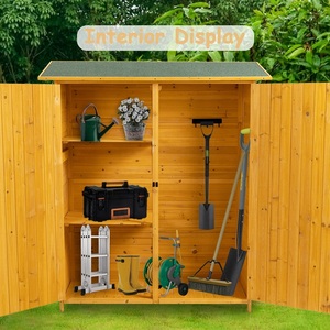 <span class=keywords><strong>Meuble</strong></span> <span class=keywords><strong>de</strong></span> jardin, abri à outils étanche, armoire <span class=keywords><strong>de</strong></span> <span class=keywords><strong>rangement</strong></span> en bois - Product Image 6