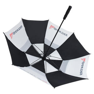 Grand <span class=keywords><strong>parapluie</strong></span> de golf coupe-vent personnalisé de 60 pouces <span class=keywords><strong>Meilleur</strong></span> <span class=keywords><strong>parapluie</strong></span> de golf à double auvent robuste imprimé de <span class=keywords><strong>tempête</strong></span> <span class=keywords><strong>Parapluie</strong></span> extra fort de marque fabriqué en pongé - Product Image 5
