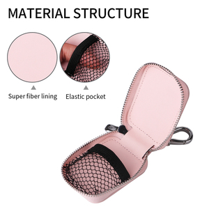 Custodia custodia per auricolari con custodia portatile universale in materiale PU con gancio per moschettone per <span class=keywords><strong>AirPods</strong></span> tutto il modello - Product Image 2