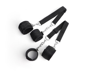 Ensemble de harnais de retenue à genouillères réglables et imperméables, menottes pour mains et jambes, accessoires pour jouets sexuels pour adultes, OEM, <span class=keywords><strong>bondage</strong></span> privé - Product Image 5