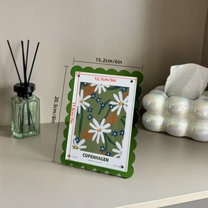 4x6 hình ảnh khung vỏ sò Acrylic từ khung ảnh với có thể tháo rời đứng cho máy tính để bàn nhà dọc và ngang hiển thị - Product Image 2