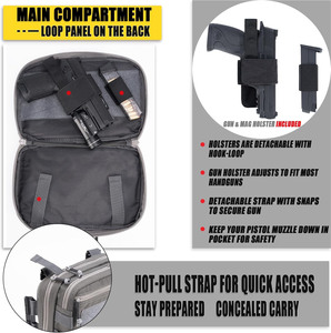 Échantillon gratuit vente en gros gilet tactique de camouflage pour hommes en plein air sacs de poitrine légers pour sac de sport multifonction - Product Image 5