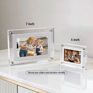Cadre photo numérique avec écran IPS de 5/7/10 pouces, 4 Go de RAM, écran TFT LCD IPS, vidéo, cadre photo numérique - Product Image 1