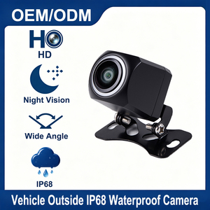 Caméra de sécurité AHD 1080P pour voiture, sans angle mort, grand angle 178°, vision nocturne couleur, résistante aux intempéries, pour remorque, fourgonnette, ODM - Product Image 1