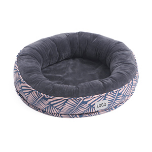 Tempat tidur anjing mewah yang ditinggikan dengan pola Solid desain naik untuk menambah kenyamanan dan dukungan untuk kucing di luar tanah - Product Image 2