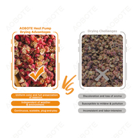 Déshydrateur de fruits et d'épices, sécheuse à café, pompe à chaleur écologique, design compact, logo personnalisé
