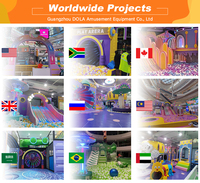 Servicio Personalizado Integral de Equipos de Juegos Infantiles de Peluche para Interiores, con 1 Año de Garantía para Escuelas y Comercios
