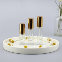 Vente en gros ALKA Modèle 1688-XXS-2 Atomiseur de parfum vide en verre rechargeable avec pompe pulvérisatrice, capuchon doré et diffuseur à bâtonnets sérigraphié