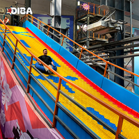 Équipement de terrain de jeux extérieur pour enfants, toboggan arc-en-ciel non électrique pour parc de tourisme culturel, zone touristique