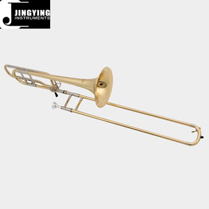 <span class=keywords><strong>Trombone</strong></span> modifié ténor de haute qualité, <span class=keywords><strong>instrument</strong></span> à vent en <span class=keywords><strong>cuivre</strong></span> Jingying Music 2023, clé Bb/F, <span class=keywords><strong>cuivre</strong></span> blanc, glissière externe - Product Image 4