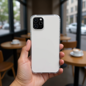 Custodia Trasparente DAM in TPU+Acrilico per 15 Plus con Design Antiurto - Product Image 3