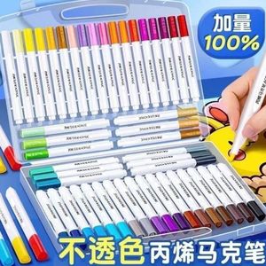 ปากกาเมจิกสีน้ำ Xi Peptide 48 สี ล้างออกได้ สำหรับเด็ก วาดรูป ใช้ในโรงเรียน - Product Image 5