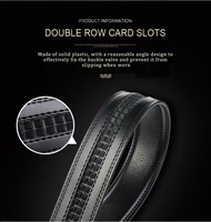 Ceinture en cuir écologique pour usage quotidien, style minimaliste, forme classique, boucle en alliage, couleurs et tailles personnalisables, 100% haute qualité, 3,5 cm