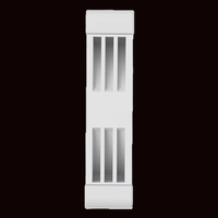 Refroidisseur d'eau COOLLEO N28-W15 120mm Ventilateur de refroidissement CPU Blanc 4 broches PWM Ventilateur de boîtier d'ordinateur Refroidissement du processeur