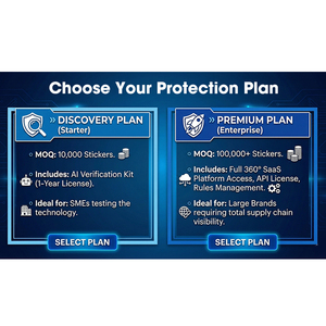 고보안 암호화 디지털 위조 방지 스티커 보안 스티커 데이터 도난 방지를 위한 보안 QR 코드 라벨 - Product Image 2