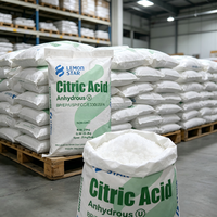 Acide citrique anhydre de qualité alimentaire, prix, additifs alimentaires, poudre d'acide citrique, CAS 77-92-9