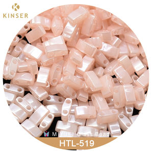 Miyuki Half Tila kralen 5 * 2,3 * 1,9 mm [12 kleuren ondoorzichtig geglazuurd glanzend] 10g verpakking - Product Image 6