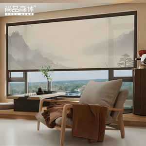 Restaurant Store personalizzato moderno bambù orizzontale semplice <span class=keywords><strong>rullo</strong></span> elettrico telecomandato UV blocco finestra francese - Product Image 6