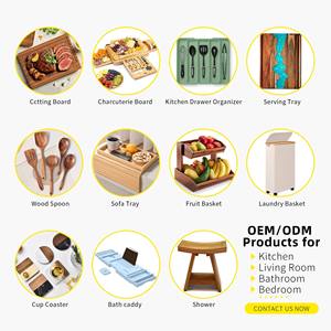 Pala para Pizza de Bambú Ligera y Lisa, Tabla para Cortar Pizza con 8 Ranuras para Cortar en Porciones, Accesorios para Horno de Pizza - Product Image 6