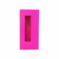 Boîte à cils vide personnalisée avec étiquette privée, boîte d'emballage de maquillage en forme de cœur, vente en gros