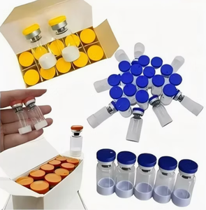 Flacons en verre à sertir avec bouchon coloré, gamme complète de couleurs |   Bouteilles de poudre lyophilisée, emballage en boîte de papier multi-spécifications, vente en gros d'usine - Product Image 2