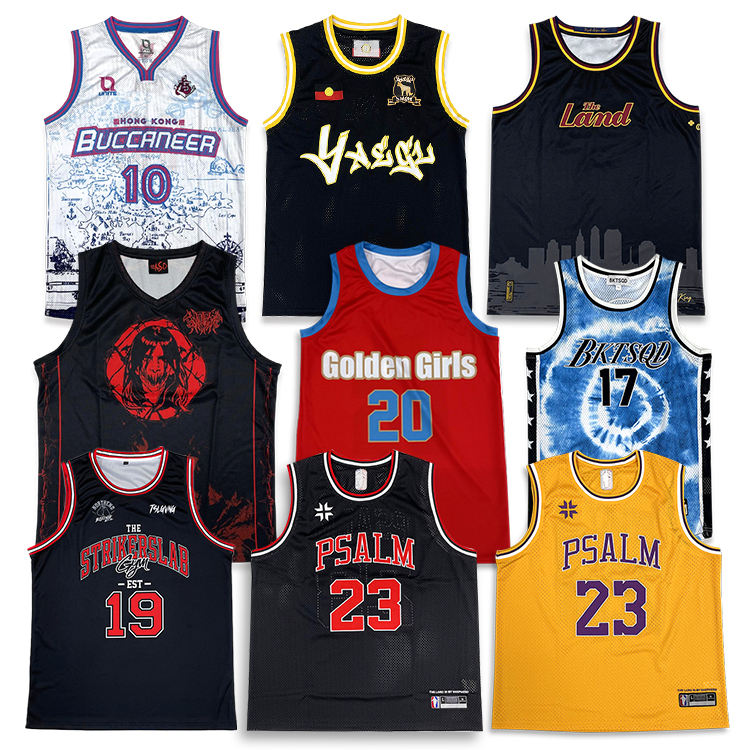 Latest Basketball Black Jersey Design Custom Comfortable