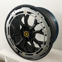 Jiangzao Vente chaude Jantes forgées sur mesure Aerodisc Aero Ring 2 pièces 17 18 19 20 21 22 23 24 pouces