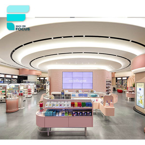 Diseño Popular de buena calidad, de alta centro comercial iluminado contra <span class=keywords><strong>Mac</strong></span> maquillaje tienda quiosco cosmética - Product Image 3