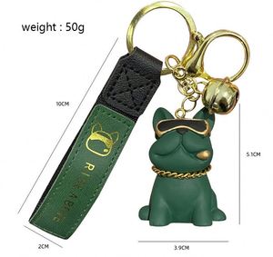 Nuevo Llavero de Perro Negro Genial para Mujer, Bonito Llavero de Resina con Perro, Accesorios para Bolsos de Niñas, Llavero de Moda para Coche, Venta al por Mayor - Product Image 6