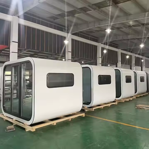 Apple Luxe Geprefabriceerde 3M Flat Pack Pod Ready-To-Live 20 <span class=keywords><strong>Capsule</strong></span> Kantoorcabine Voor Villa Of Appartement Stalen Structuur - Product Image 3