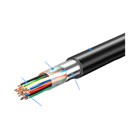 Câble téléphonique multipaire en cuivre JUNXIANG HYA50205, fabricant, 25, 30, 50, 100, 200, 1200, 1800 paires, 0,4 mm, 0,5 mm, 0,6 mm, 24AWG