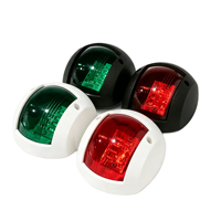 Feu de navigation grande taille 12V étanche LED rouge vert pour bateau marin, lampe avant de ponton pour équipement nautique