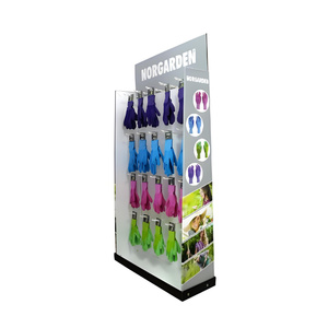 Cartón corrugado personalizado Pegboard calcetines colgantes estante de exhibición con ganchos para la promoción de la tienda - Product Image 3