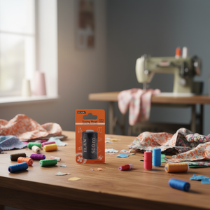 ด้ายเย็บผ้าอิลัน เบอร์ 40 500 เมตร โพลีเอสเตอร์ สำหรับจักรเย็บผ้าและเย็บมือ - Product Image 3