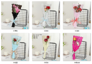 Papel de embalaje de flores multibranchi de <span class=keywords><strong>sirena</strong></span>, envoltura de regalo hecha a mano, hecha de plástico BOPP para bolsa OPP DIY incluida - Product Image 2