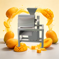 Fruitpulp- en zaadseparatiemachine, fruitpulper voor appel, mango, tomaat, druif, dadel, pulper, ontpit- en vermaalmachine