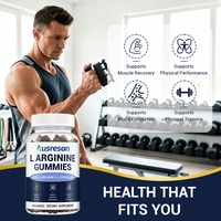 Ausreson OEM L-Arginine L-Citrulline Acides Aminés Gommes Complément Sportif Adulte Récupération Musculaire Soutien Énergétique Gommes L-Arginine