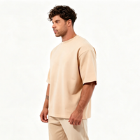 Nouveauté T-shirt personnalisé de qualité supérieure 260 g/m² en coton et élasthanne, coupe ample, manches courtes, pour homme