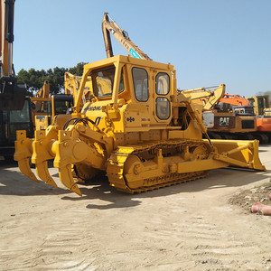 รถดันดินตีนตะขาบ Komatsu D185 มือสองจากญี่ปุ่น เครื่องยนต์ SAA6D140E รถดันดินขนาดใหญ่ 46 ตัน สำหรับงานก่อสร้างปรับระดับพื้นดิน - Product Image 4