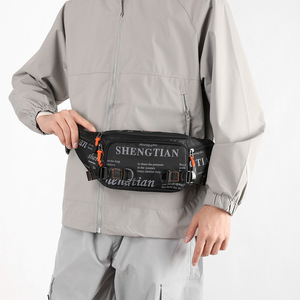 Shengtian Chest Bag Nylon Multifunctional Outdoor Sports Waist Bag For Men Women Casual Street Use - Product Image 4