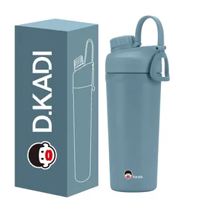 Bpa Free 590ml/820ml Doppelwandige vakuum isolierte Protein-Shaker-Flasche aus rostfreiem Stahl