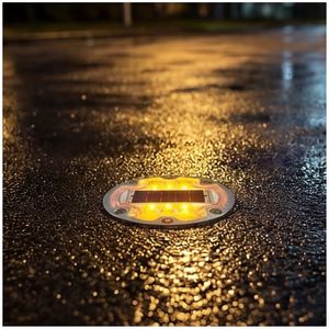 Marcador de Carril de Tráfico de Alta Visibilidad, Reflectante y Resistente, Tachuela de Aluminio para Demarcación de Carriles de <span class=keywords><strong>Carretera</strong></span>, Seguridad Vial - Product Image 2