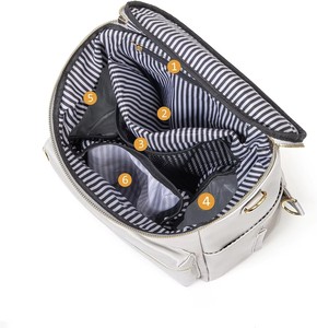 Zaini Multifunzione in Pelle di Grande Capacità per Mamme, <span class=keywords><strong>Borse</strong></span> per <span class=keywords><strong>Pannolini</strong></span> da Viaggio alla Moda - Product Image 5