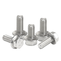 Boulons à bride hexagonale de haute qualité M6 M8 M10 M12 M14 M16 M20 M30 sur mesure, boulons M10 50mm en acier inoxydable 304/316 pour véhicules